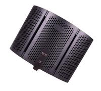 WHAMVOX Cubierta Absorbente de Sonido para Estudio de Grabación Bloqueo de Saliva y Polvo Fabricada en Abs y Esponja Negro para Micrófono