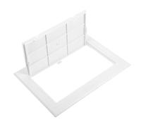 WHAMVOX Cubierta de Puerta de Acceso para Panel de Techo Suspendido 150x200 Mm, Material Abs Resistente, Cobertura de Mantenimiento para Climatización y Ventilación, Puerta de Inspección