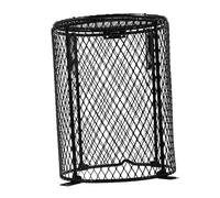 WHAMVOX Cubierta Protectora para Lámpara Calefactora de Reptiles Jaula de Malla Antiescaldaduras Pantalla Cerámica Segura para Mascotas Fácil Instalación para Terrarios