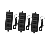 WHAMVOX Extractor De Flechas con Llavero, Juego De 3 Unidades De Goma Negra, Herramienta Ligera para Eliminación De Flechas, Accesorio Práctico para Tiro con y Mantenimiento En Campo Abierto