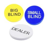 WHAMVOX Fichas de Juego de Plástico para Bingo 3 Piezas Botones Contadores para Mesa de Accesorios para Juegos de Azar y Bingo Ideales para Aprendizaje y Diversión