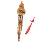 WHAMVOX Flauta Tono Puro de Cucurbitáceas Hecho a Mano Hulusi Varios estilos en Clave C y Acabado Elegante Material Sintético Varios estilos para Principiantes y Amantes Música