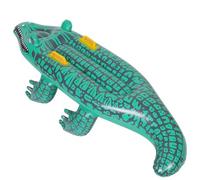 WHAMVOX Flotador Inflable Forma de Cocodrilo para Piscina Tabla de Surf y Colchoneta Flotante Ligera con Válvula Rápida para Adultos y Actividades Acuáticas Diarias