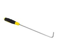 WHAMVOX Gancho para Tapa de Alcantarilla Mango de Caucho Elevador de Puerta Corredera y Gancho para Persiana Enrollable Herramienta Compacta y Resistente para Uso Doméstico Industrial