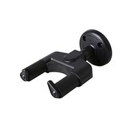 WHAMVOX Ganchos de Guitarra Negros para Pared, Soporte Ajustable de Hierro Cojín Protector, Percha para Guitarra Acústica y Eléctrica, Accesorio para Organizar Instrumentos en Espacio