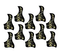 WHAMVOX Guitarra Folk a Pulgadas 40/41 Guitarras y Resistente para Arañazos de Acústica de Protector de Pvc Diseño Único Pack de 10 Unidades