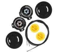 WHAMVOX Hebilla Giratoria Automática Color Aleatorio en Plástico Negro Cierre Rápido sin Atar, Diseño Único Adecuado para Zapatillas y Uso Diario para Cordones de Zapatos