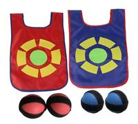 WHAMVOX Infantil con Chaleco Adhesivo y Pelotas EVA para Exterior y Jardín Juguete de Entrenamiento para Desarrollo Motor Social y Físico para Edad Preescolar