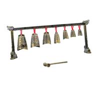 WHAMVOX Instrumento De Percusión Vintage Campanas Antiguas Sola Capa, Adorno De Campanas De Aleación Para Decoración De Escritorio, Carillón Coleccionable Adecuado Para Decoración Del Hogar