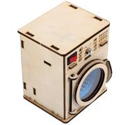 WHAMVOX Juego de Lavadora DIY de Madera, Modelo de Lavadora, Kit de Experimento Científico Educativo, Juguete de Ensamblaje para Desarrollo Práctico y Aprendizaje Escolar