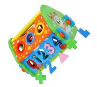 WHAMVOX Juguete Educativo para Niños Casa Sabiduría Tamaño Mediano Madera Multiforme Desarrollo Cognitivo Aprendizaje Temprano Juegos de Desmontar Rompecabezas Infantil