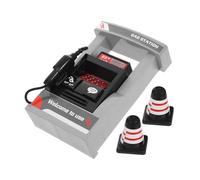 WHAMVOX Juguete Estación de Servicio Modelo Realista con Función Diseño Autoservicio Incluye Conos y Barreras para Juguete Educativo Interactivo para Aprendizaje y Casa o Escuela