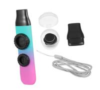 WHAMVOX Kazoo de Doble Orificio para Niños Fácil de Tocar Tono Ajustable en Plástico Adecuado para Ukulele y Guitarra Iniciación Musical Infantil