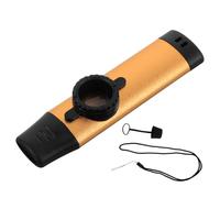 WHAMVOX Kazoo de Metal Pequeño para Adultos y Principiantes Instrumento Musical Portátil para Fiestas y Presentaciones Incluye Goma y Caja de Obsequio Fácil de Usar y Sonido Melodioso