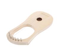 WHAMVOX Kit de Lyra de Cuerdas de Madera para Principiantes Instrumento de Cuerda Diy con Montaje Rápido Diseño Artístico Beige para Música Clásica y Folk Casa