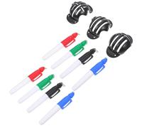 WHAMVOX Kit Marcador de Pelotas de Golf con Plantilla de Alineación Triple Bolígrafos de Colores y Clip para Entrenamiento y Posicionamiento Preciso Competitivo