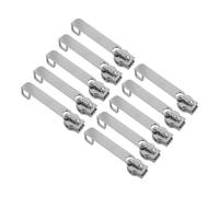 WHAMVOX Kit Reparador de Cremalleras de Nylon Doble Capa, Ligero y Versátil, 10 Piezas en Color Plata para Viajes y Vacaciones, Accesorios para Deslizadores de Cremallera