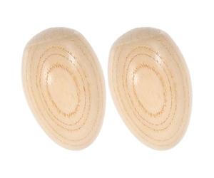WHAMVOX Maracas de Madera en Forma de Huevo 2 Piezas Juguete Musical de Percusión para Agitador de Ñiño Educativo Instrumento de Percusión para Aprendizaje y Diversión Infantil