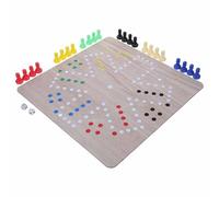 WHAMVOX Mesa de Ajedrez Portátil para Jugadores Tablero de Goma para Reuniones Familiares y Desarrollo de Habilidades Estratégicas