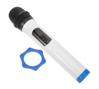 WHAMVOX Micrófono Falso de Plástico para Accesorio de Utilería Realista para Actuaciones Fiestas rol Modelo Simulado Resistente y Práctico para Cosplay y Desarrollo Social