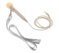 WHAMVOX Micrófono Miniatura Mano Alámbrico con Interruptor y Lanyard Amplificador de Voz Portátil para Profesores Guías Turísticos Presentaciones y Canto Aula y Conferencias