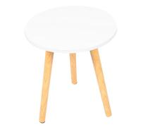 WHAMVOX Mini Mesa Redonda Moderna 40x40x42 Cm De Titanio Mesa Auxiliar De Salón De Gres Porcelánico Compacta para Sofá y Espacios Pequeños Estilo Nórdico 1 Unidad