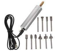 WHAMVOX Mini Taladro Eléctrico de con Kit de Pulido Recargable por USB Práctico y Duradero para Manualidades y Bricolaje