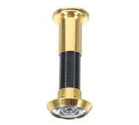 WHAMVOX Mirilla con Cubierta de Privacidad Dorada, Diámetro 16mm Grosor 40-55mm para Puerta de Acero Inoxidable para Puertas de Metal y Fibra de Vidrio