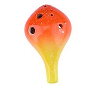 WHAMVOX Ocarina De Cerámica De 6 Agujeros Para Principiantes Estilo Estrellado Decoración Musical