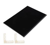 WHAMVOX Panel Fotográfico Plegable de Cartón con Estructura de Terciopelo Doble Cara Negro para Fotografía de Alimentos y Productos en Estudios Pequeños