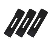 WHAMVOX Paquete de 3 Unidades Negras de Alambre de Hierro y Poliéster 3 Diademas Accesorios para Crear Moños Elegantes y Giros Franceses para Mujer y Niña