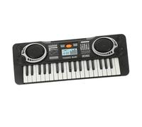 WHAMVOX Piano Electrónico De Juguete Teclas y Funciones Educativas para Practicar Casa Color Negro Sin Baterías