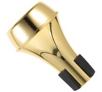 WHAMVOX Silenciador Trompeta Mini Abs Dorado Práctico Ligero Accesorio para Principiantes Mejora Sonido y Práctica Portátil