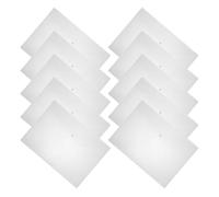 WHAMVOX Sobres Transparentes para Documentos Botón de Presión, Bolsas de Plástico Pp para Almacenamiento Resistente y Gran Capacidad, Ideales para Decoracion Colegio en Oficina y Hogar