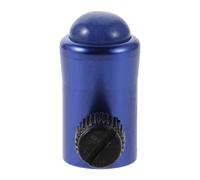 WHAMVOX Soporte para Pies de Diapasón con Base de Ágata y Cuenta Redonda Azul, Accesorio de Aleación de Aluminio para Instrumentos de Terapia de Sonido y Meditación, Compatible
