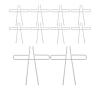 WHAMVOX Soporte Proteger 10 de Metal de Escritorio Libros para Plata a Piezas, Resistente Multifuncional en Aulas y Regreso a Clases