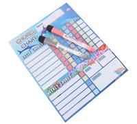 WHAMVOX Tabla de Recompensas Diseño de Dibujos Animados, Material Pet Resistente, Incentivo para Buen Comportamiento y Uso Hogar Familiar Varios estilos