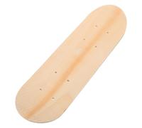 WHAMVOX Tabla de Skate Blanco DIY Patineta de Madera Tablero Decorativo para Niños Patineta sin Terminar para Bricolaje y Creatividad