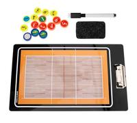 WHAMVOX Tablero de Voleibol de Pvc Portátil Diseño de Doble Cara, Pizarra Magnética para Entrenadores, Adecuado para Enseñanza y Entrenamiento en Partidos Deportivos