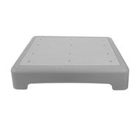 WHAMVOX Taburete Antideslizante Portátil para Adultos y Plataforma Estable con Drenaje Rápido Escalón Auxiliar Amplio y Ligero para Baño Interior y Exterior