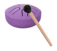 WHAMVOX Tambor De Lengüeta Mini Baquetas Instrumento De Percusión Portátil Para Principiantes y Niño Niña Para Ejercicios De Coordinación y Creatividad