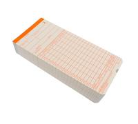 WHAMVOX Tarjetas de Registro de Asistencia Semanales, 100 Hojas en Papel Beige, Tamaño Estándar, para Oficina y Áreas de Trabajo, Fuente Duradera