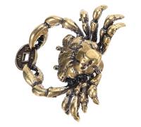 WHAMVOX Tirador de Puerta de Alacena con Forma de Cangrejo de Latón Tiradores Vintage para Cómoda Pomos Decorativos Retro para Muebles de Cocina y Armario Fácil Instalación y Diseño