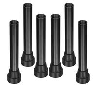 WHAMVOX Tubos De Repuesto para Patas De Trampolín Estructura Reforzada De Acero Inoxidable y Cubiertas De Goma para Amortiguación, 6 Piezas para Sesiones De Salto Intensas