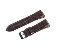 WHARGTSL Correa de Reloj de Piel de Vaca de Primera Capa Apta for Correa de Reloj Fit For Guess 22mm W0040G3/W0040G5/W0247G3(Coffee-BK-K1)