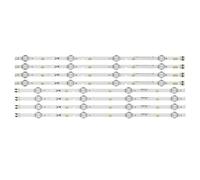 WHARGTSL Kit de 8 Tiras de retroiluminación LED compatibles Fit For Samsung LM41-00120Q, LM41-00149A, LM41-00120P, LM41-00150A, UE48J5200, UE48J5250 y UN48J5000.