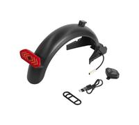WHARGTSL Kit de Guardabarros Trasero Fit For Intermitente y luz Trasera modificados for Patinete eléctrico Ninebot MAX G30. Incluye Guardabarros contra Salpicaduras for neumáticos.