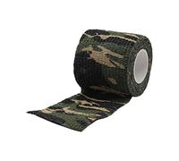 Wharick Venda autoadhesiva, cinta de camuflaje, 1 rollo de cinta de camuflaje, cinta elástica de camuflaje militar para disparar, arco, cámara, rifle de pesca 1