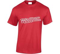 What a Difference a Dave Makes Funny Cool for Men & Teenagers T-Tshirts Camisetas y topss Tops Red(X-Large)