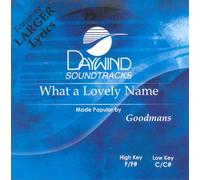 What A Lovely Name [Accompaniment/Performance Track]